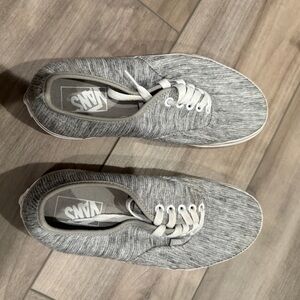 Vans authentic shoes. 8.5M / 10W.  Gray corduroy